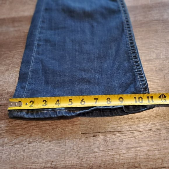 daytrip 32L Dark Wash Jeans Capricorn Kick Flare Bootcut Bell Bottom - Picture 4 of 11